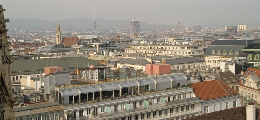 Breathtaking View of Vienna from St. Stephen's Cathedral (Stephansdom)

