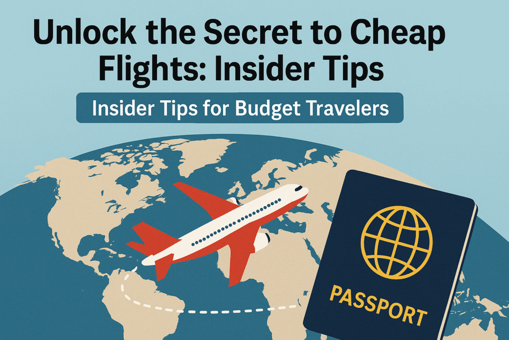 Unlock the Secret to Cheap Flights: Insider Tips for Budget Travelers